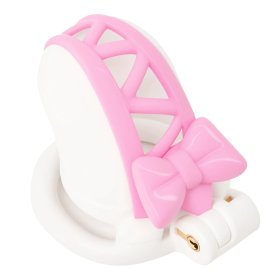 Butterfly Knot Sissy Chastity Cage