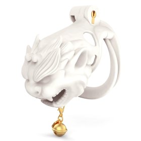 Dragon 3D Chastity Cage With Bell