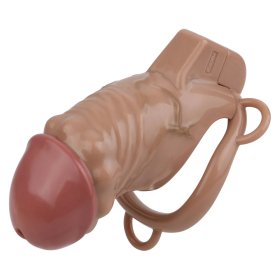 Realistic Penis Resin Chastity Cage