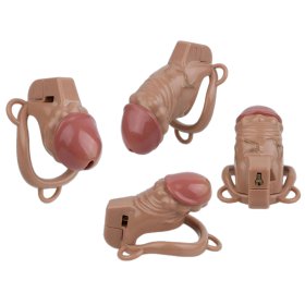 Realistic Penis Resin Chastity Cage