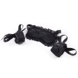 (image for) Velcro Lace Blindfold and Handcuffs Set