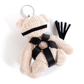Fetish Teddy Bear Keyring - Mask & Whips