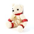 (image for) Fetish Teddy Bear Keyring - Red Strap