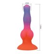 (image for) 8.4" Textured Monster Dildo - Hercules