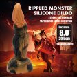 (image for) 8.0" Silicone Monster Dildo - Tryannosaurus