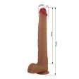 (image for) 14.8 inch Lifelike Textured Dildo