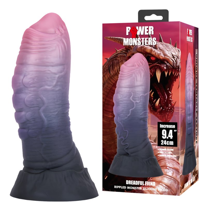 (image for) 9.4\" Large Silicone Butt Plug - Dreadful Fiend