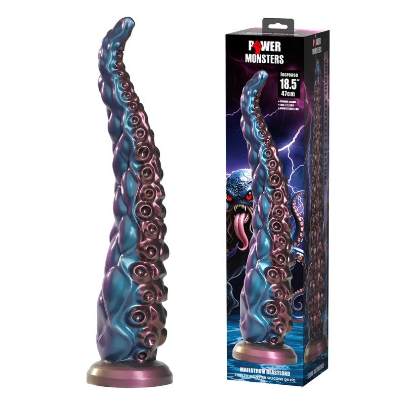 (image for) 18.5\" Octopus Tentacle Butt Plug - Beastlord
