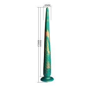 18.5" Snake Tail Anal Plug - Verdant Titan
