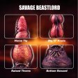 (image for) 9.4" Silicone Monster Dildo - Savage Beastlord