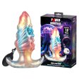 (image for) 7.0" Inflatable Studded Anal Plug - Ebon Leviathan