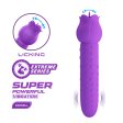 (image for) Heart Handle Licking Rose Vibrator