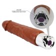 (image for) 9.3" Vibration Textured Dildo