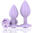 (image for) Silicone Anal Trainer Plugs with Jewel