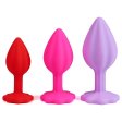 (image for) Silicone Anal Trainer Plugs with Jewel