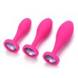 (image for) Drop Shaped Jewelry Silicone Butt Plug