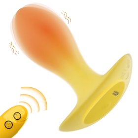 Soft Silicone 10 Vibrating Butt Plug