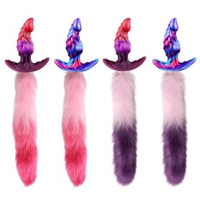 Qilin Anal Dildo With Fox Tail
