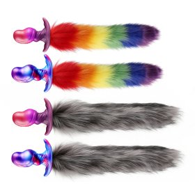 Demon Anal Dildo With Fox Tail