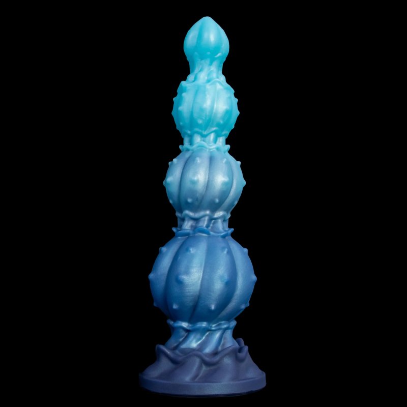 (image for) Ice Troll Monster Spikes Anal Beads