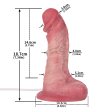 (image for) Dual Density Silicone Ejaculating 7.37 in Dildo