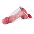 (image for) Dual Density Silicone Ejaculating 9.34 in Dildo
