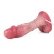 (image for) Dual Density Silicone Ejaculating 9.34 in Dildo