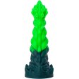 (image for) Spiral Growth Textured Bioluminescent Alien Dildo