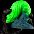 (image for) Glow Predator Spiral Ribbed Alien Dildo