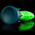 (image for) Glow Predator Spiral Ribbed Alien Dildo