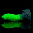 (image for) Glow Predator Spiral Ribbed Alien Dildo
