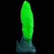 (image for) Glow Predator Spiral Ribbed Alien Dildo