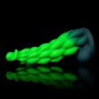 (image for) Silicone Dragon Dildo with Scales and Testicles