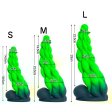 (image for) Silicone Dragon Dildo with Scales and Testicles