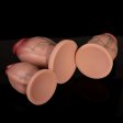 (image for) Realistic Anal Plug Dildo Glans Veins Suction Cup