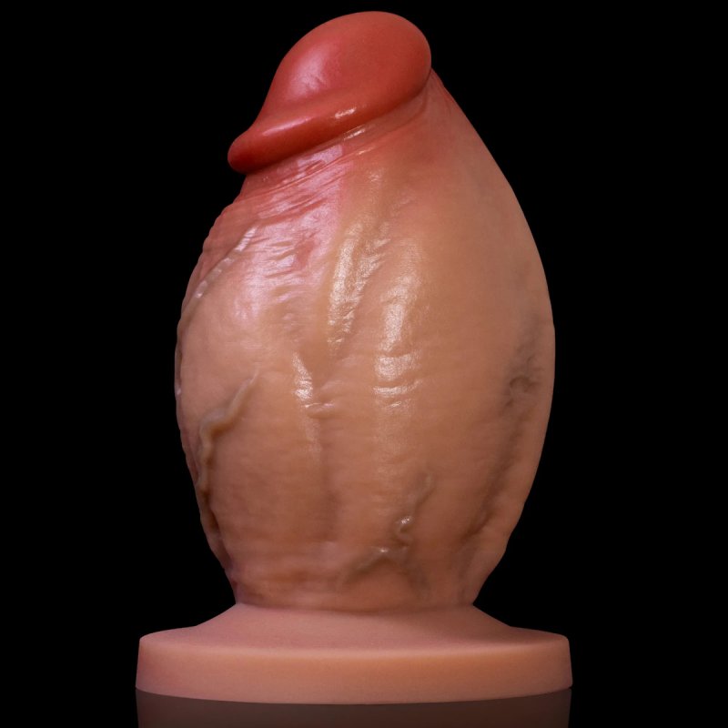 (image for) Realistic Anal Plug Dildo Glans Veins Suction Cup