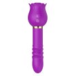 (image for) Double-sided Rose Wand Thrusting Vibrator