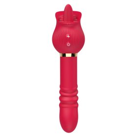 Double-sided Thrusting & Licking Vibrator