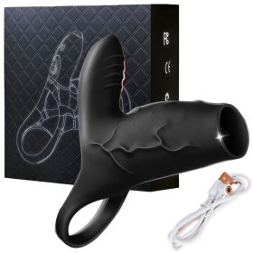 Vibrating Penis Sleeve and Clitoral Stimulator