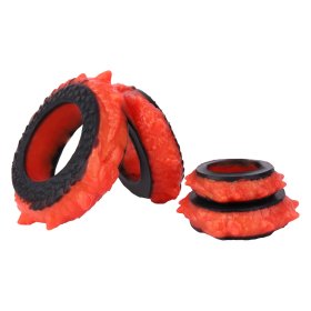 Cthulhu Mixed Color Silicone Cock Ring Set