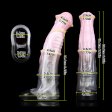 (image for) Fantasy Horse Texture 8.2in Penis Sleeve