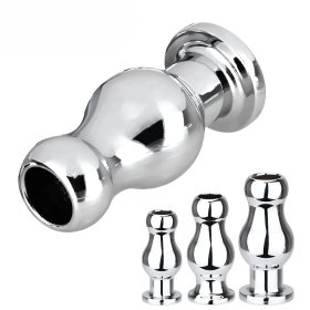 Hollow Metal Anal Dilator Plug