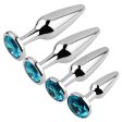 (image for) Detachable Silver Basics Aluminum Anal Plug