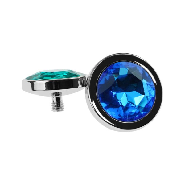 (image for) Detachable Silver Basics Aluminum Anal Plug