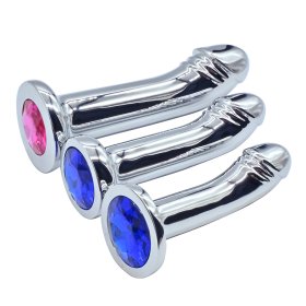 Metal Anal Plug with Glans