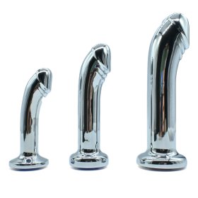 Metal Anal Plug with Glans