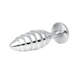 (image for) Threaded Metal Anal Plug with Drill