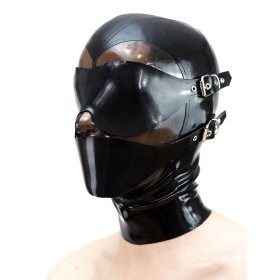 Full Enclosure Latex Hood with Back Zipper