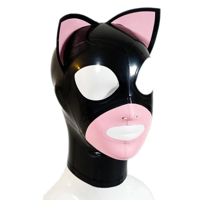 (image for) Latex Pink Kitty Hood