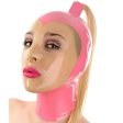 (image for) Latex Transparent Face Mask with 1 Hairpiece
